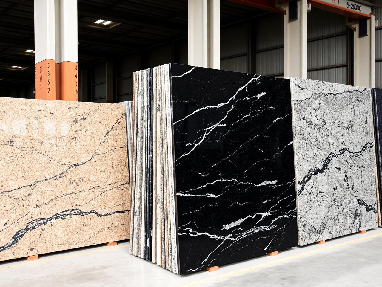 Polished Indian granite slabs ready for export