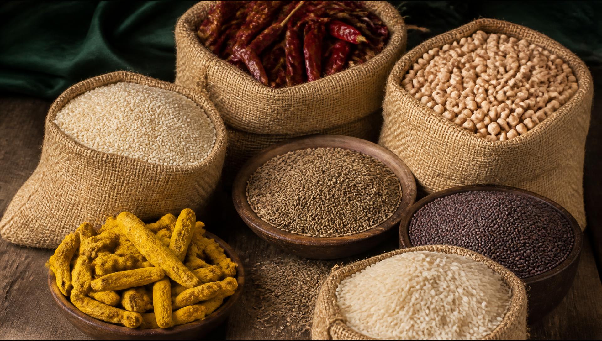 Premium Indian spices and oil seeds for export